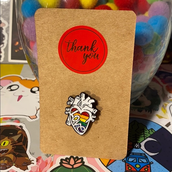 Hot Topic Jewelry - 5/$25 LGBT Love Enamel Pin
